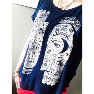 ON SALE!Lucky Brand oversized off-the-shoulder top